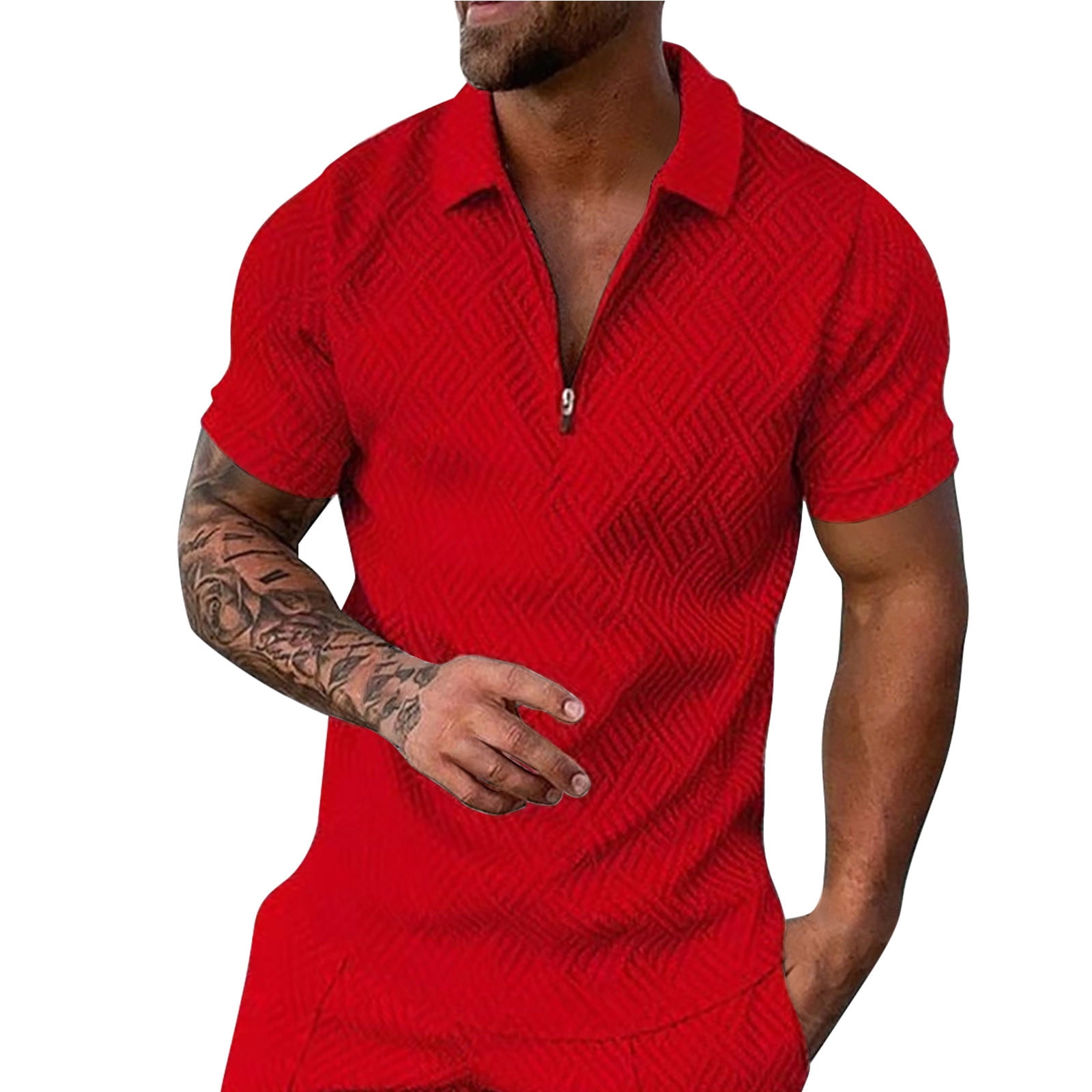 eczipvz T Shirts for Men Men's Novelty Short Sleeve Lapel Shirts Casual  Button Down Tops Holiday Beach Tees Shirt, Red, Medium : :  Clothing, Shoes & Accessories