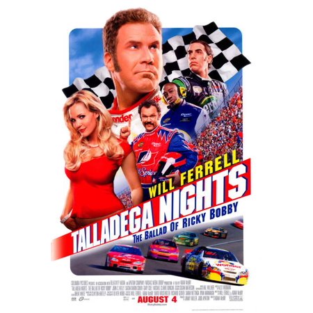 Talladega Nights The Ballad Of Ricky Bobby Movie Poster 27 X 40 Style B Walmart Com Walmart Com