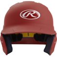 thumbnail image 1 of Casco de bateo Rawlings MACH Matte Cardinal, talla junior, 1 of 8
