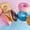 Doughnut Party, variant on Elephant Stock Dripping Ice Cream Wall Art - Horizontal Multi Panel Canvas - Living Room Wall Decor - Food And Drink Multi Panel - Red And Green Decor - 23" x 14"