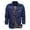 Blue, variant on Fgnfyis Mens Jackets Casual Lapel Mid Length Pure Jacket Coats for Men Blue L