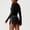 Black(Long Sleeves + Skirt), variant on PISONIC Womens Workout Sets 2 Piece Tennis Skort Sets Golf Athletic Outfits Sports Bra and Skirt Gym Yoga Clothes