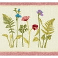thumbnail image 2 of Authentic Hotel and Spa  Rose Turkish Cotton Wildflowers Embroidered Hand Towels (Set of 4), 2 of 2