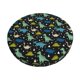 thumbnail image 1 of Balery Dinosaur Fundas de asiento para taburete de bar redondo de tela de terciopelo ajustables que protegen de arañazos y manchas para sillas de 14 a 17 pulgadas.-13 inch, 1 of 7