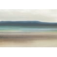 thumbnail image 2 of Venter, Tandi 14x11 Gold Ornate Wood Framed with Double Matting Museum Art Print Titled - Peaceful Beach, 2 of 4