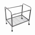 thumbnail image 1 of Large Wrought Iron Bird Cage with Rolling Stand – Spacious Flight Cage for Parakeets, Cockatiels, Conures – Features Slide-Out Tray, Wooden Perches – Easy to Clean, Indoor Use – Black, 135×64×42.3CM, 1 of 5