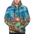 thumbnail image 4 of Bingfone Sea World Men'S Drawstring Hoodie Long Sleeve Pocket Sweatshirts-4x-Large, 4 of 9