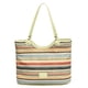 thumbnail image 1 of Bolso Hobo Bag Colorido A Rayas para Mujeres Compras Viajes, 1 of 9