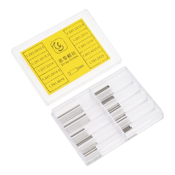 Unique Bargains 50pcs Strap Screw Watch Band Link Pin Kit Watch Repair Tool Kit 10 Specification