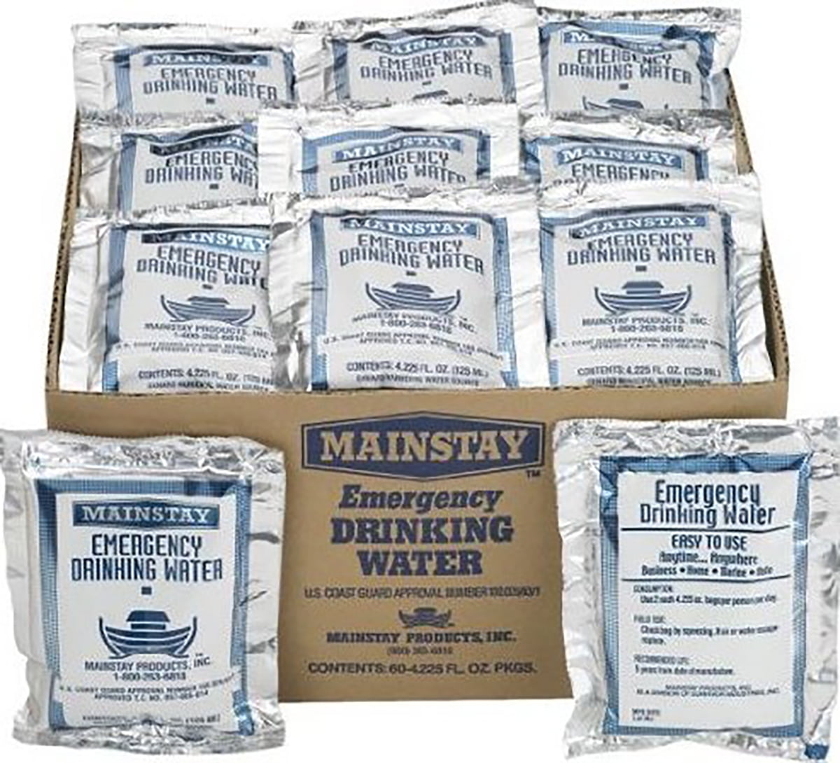 Mainstay Emergency Drinking Water Best For Emergency Storage 4.225oz