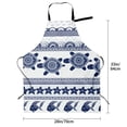 thumbnail image 5 of Lsque Sea Underwater Turtles Waterproof Apron Chef Aprons for Men Heavy Duty Chemical Work Apron Extra Long Grilling Aprons with Adjustable Bib Apron, 5 of 9