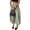 Mint Green, variant on Womens Puffy Balloon Harem Pants, Elastic Waist Loose Fit Casual Summer Lantern Trousers with Pockets Light Blue S