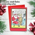 thumbnail image 5 of 1198 'secret santa' - funny merry christmas greeting card with 5" x 7" envelope by nobleworks, 5 of 6