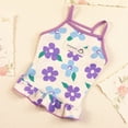 thumbnail image 5 of Zhaomeidaxi Cute Flower Pattern Princess Dog Dress Puppy Tutu Skirt Vest Apparel for Daily Life Birthday, 5 of 8
