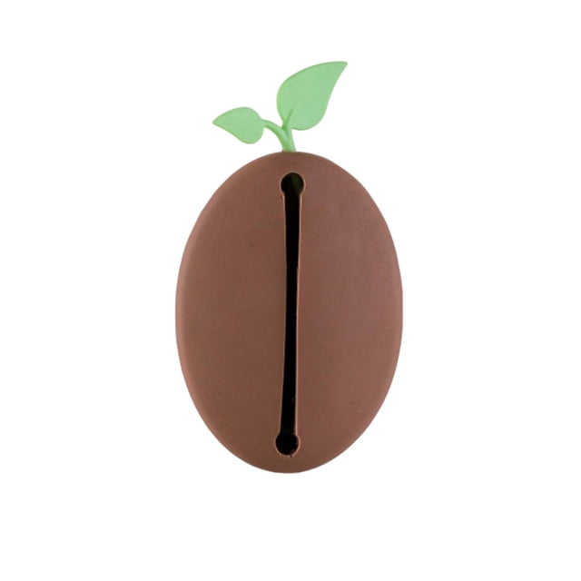 COM1950s Coffee Bean Storage,Creatives Coffee Beans Earphone Case Cartoons Big Mouth Key Case Portable Case