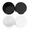 thumbnail image 3 of TEHAUX Eyelash Extension Adhesive Container 2Pack Black White Plastic Rectangular 8.3x7.5x7cm Sealed Preservation, 3 of 6