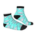 thumbnail image 3 of Bingfone Seashell And Starfish Design Patterned Men'S Women'S Casual Cotton Socks, 3 of 9