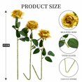 thumbnail image 2 of Flor artificial Eternal Blossom, rosa dorada, 50 cm (10 unidades), 2 of 7