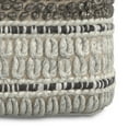 thumbnail image 6 of Simpli Home Grady Contemporary Square Pouf in Earth Tone Brown Handloom Woven, 6 of 12