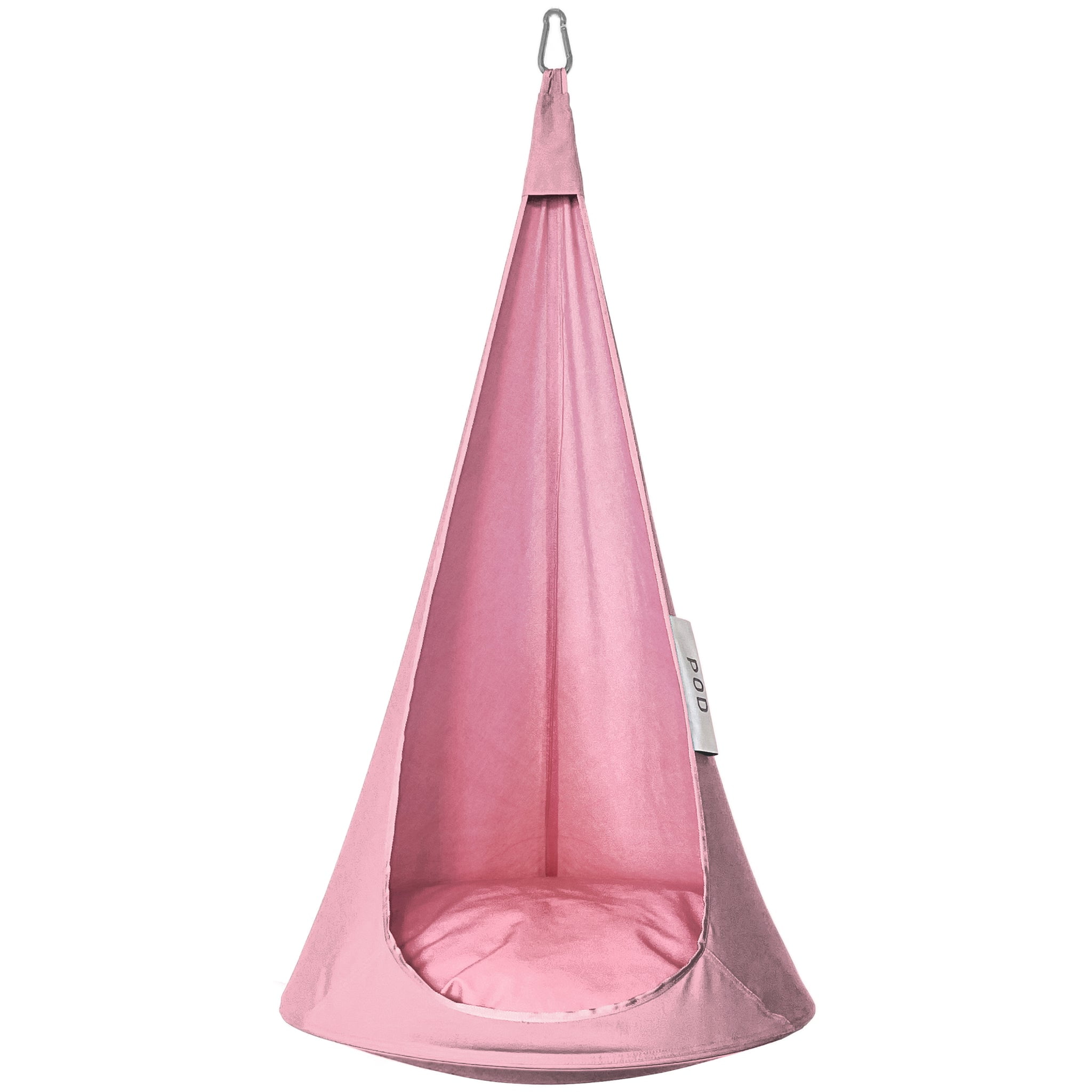Vivere Fabric Hanging Chair with Cushion Bubblegum