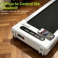 thumbnail image 2 of GOYOUTH APP Control Compact Treadmill, Quiet Comfort Running Machine with QR Code Connection & Fun Competition, Indoor Home Cardio Fitness Equipment for Daily Walking and Jogging, 300 lbs Capacity, 2 of 8