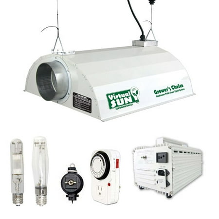 Virtual Sun VS600MS 600 Watt HPS MH Grow Light Hood Reflector Magnetic Ballast Kit