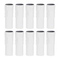 thumbnail image 1 of Unique Bargains 3 Inch Tall E14 Iron Candle Shape Socket Covers for Chandelier White 10 Count, 1 of 6