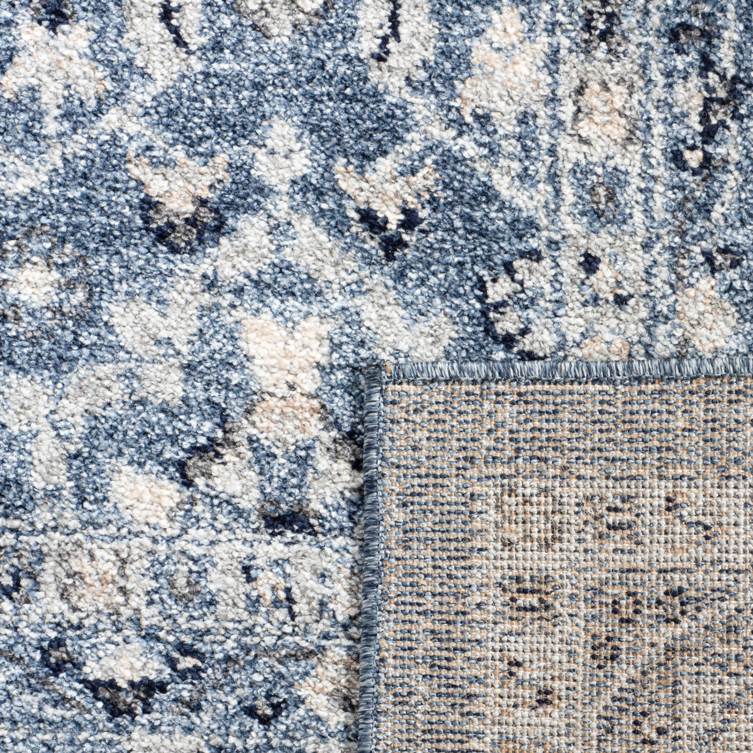 Safavieh Charleston Meridith Oriental Runner Rug, Navy/Crème, 2' x 6'