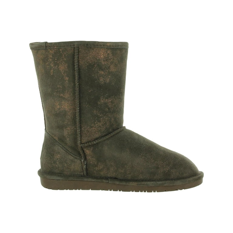 Bearpaw Women s Emma Short Snow Boot Size 6.5 Brown