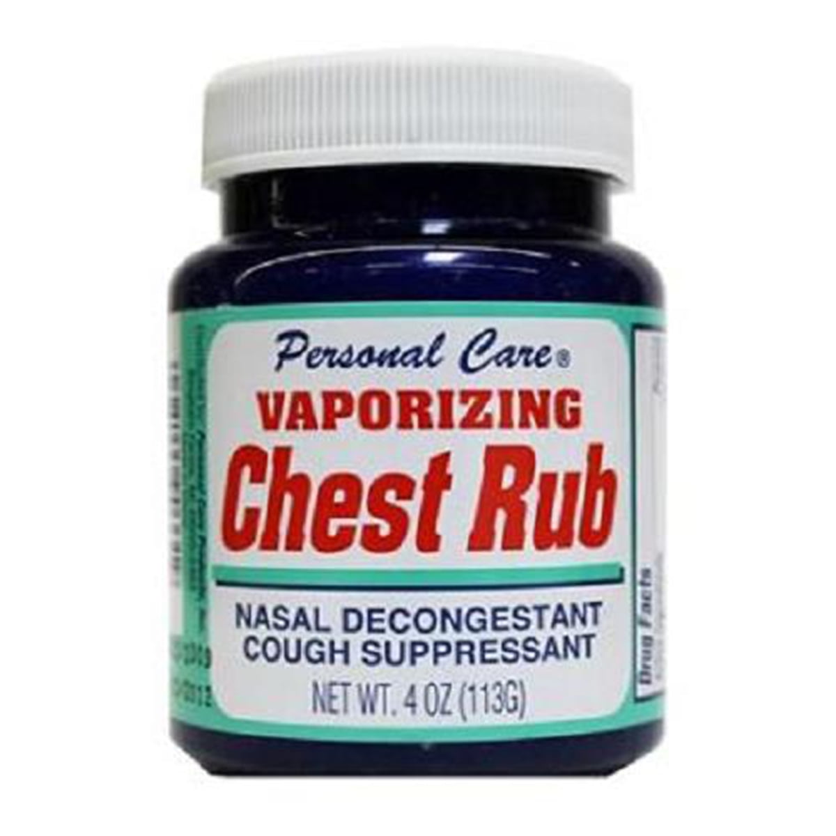 Product Of Personal Care, Vaporizing Chest Rub, Count 1 Chest Rub/Vaporization / Grab