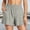 Gray, variant on Sentmoon Bermuda Shorts Mid Waist Womens Long Shorts Breathable Solid Color Regular Fit Hiking Shorts with Pockets Trendy for Pool and Party Beach Items S-3XL