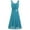 Blue, variant on Womens Dresses Women Formal Wedding Bridesmaid High-waist Party Ball Prom Gown Cocktail Dress