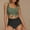 Army Green, variant on Women's One Piece Swimsuit Tummy Control Slimming Bathing Suit Cute Cutout Tie Knot Swimwear