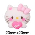thumbnail image 1 of Recién llegado, helloed a Sanrio My Melody, colgantes de zapatos de cocodrilo de resina grandes con dibujos animados para niños, adornos para zapatos, parte trasera plana, 1 of 4