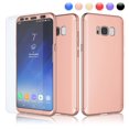 thumbnail image 1 of for Galaxy S10 / S10+ / S10e / S9 / S9+ / S8 / S8+ / S7 / S7 Edge / Note 9 / J4 / J6 Ultra Thin Premium Dual Layer Plastic Hard Case with Screen Protector Skin, 1 of 4