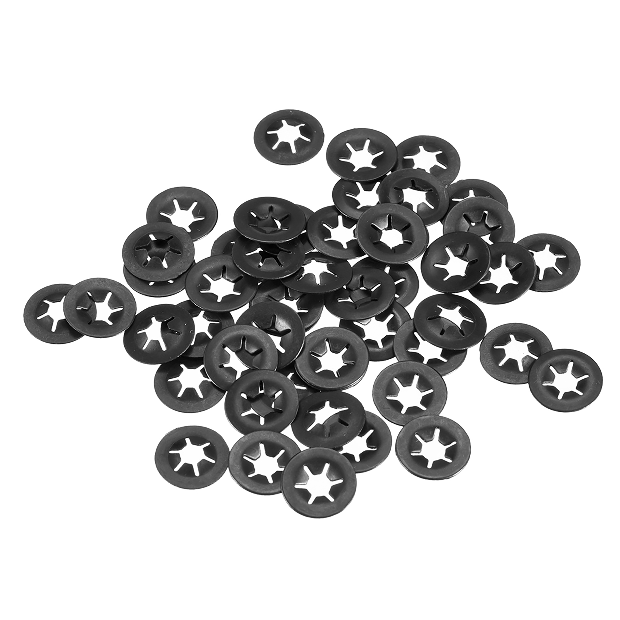 Starlock Washers , M4x12 Internal Tooth Clips Fasteners , Pack of 50