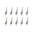thumbnail image 3 of Splihome 10 Pcs Tire-Bouchon de Pêche Rond Robuste Connecteurs d'Appâts pour Eau Salée 9MM, 3 of 8