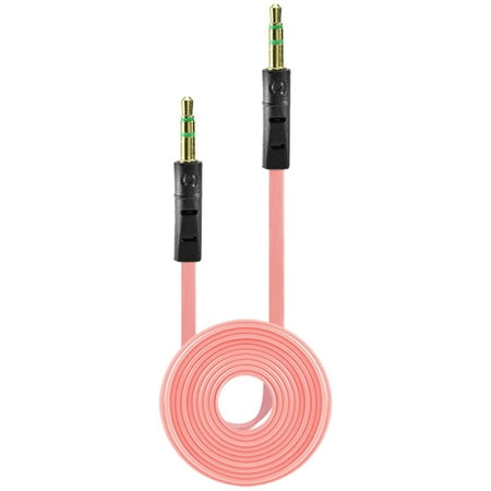 3.5mm flat wire audio cable for smartphones/tablets/mp3 players -