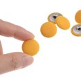 thumbnail image 4 of Uxcell 10pcs 28L Fabric Cloth Covered Button 18mm Metal Shank Round Sewing Buttons for Suits Dress Blouses, Yellow, 4 of 5