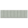 thumbnail image 3 of vidaXL Headboard Cushion Light Grey 152 cm Velvet, 3 of 5