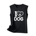 thumbnail image 4 of Tops casuales sexys de verano sin mangas para mujer Tops de chaleco sin mangas con estampado de cuello redondo regular Pompotops lopia994719, 4 of 4