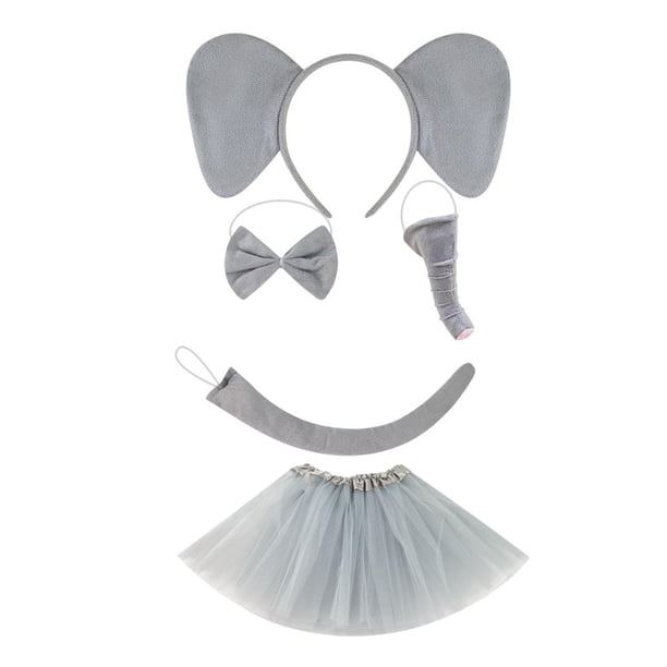 Disfraz de elefante decorativo para niños, ideal para fiestas y festivales. con falda