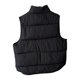 thumbnail image 3 of Gibobby chaquetas de invierno largas Mujer Otoño E Invierno Cuello Abrigo Suelto Moda Chaleco Cálido, cálida y ajustada, chamarra ligero de rendimiento de atlético y Y2K (Negro, S), 3 of 4
