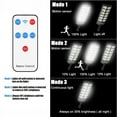 thumbnail image 5 of 504LED Solar Street Light Commercial Dusk To Dawn Outdoor Road Wall Lamps Remote, 5 of 11