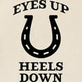 thumbnail image 2 of CafePress - Eyes Up Heels Down Tote Bag - Unisex Canvas Tote Bag, Beige, 1-Piece, 2 of 7