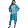 thumbnail image 2 of Disney Monsters Inc. Adult Sulley Kigurumi Sherpa Fleece Cosplay Costume One Piece Union Suit, 2 of 5