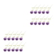 thumbnail image 4 of Ramo de flores artificiales clavel Advancent 10 piezas Púrpura, 4 of 6