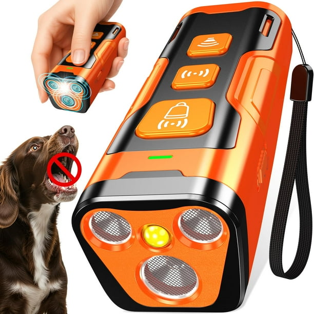 Dispositivo antiladridos ultrasónico YUYQA 3X para disuadir ladridos de perros