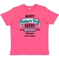 thumbnail image 3 of Inktastic Happy Father's Day- Best Gift Ever Youth T-Shirt, 3 of 5