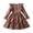Brown, variant on Fozruso Girls A Line Dress Girls Long Sleeve Floral Print Dress With Ruffle Hem Elegant Party Gown For Toddler Kids Casual Playwear Sizes 2-3 Years